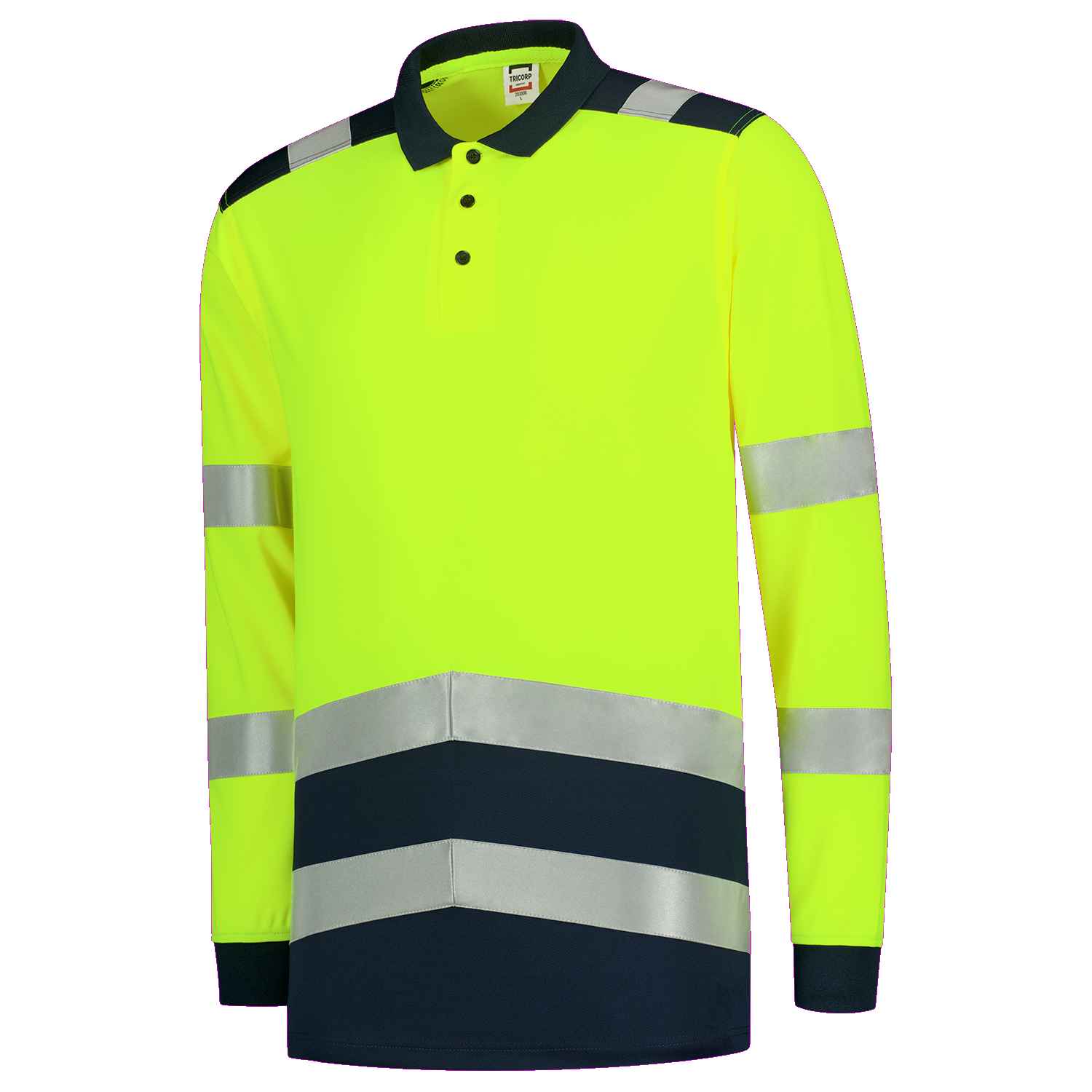 TRICORP Poloshirt High Vis Bicolor Lange Mouw - T-shirts en polo's - Polo's met lange mouwen