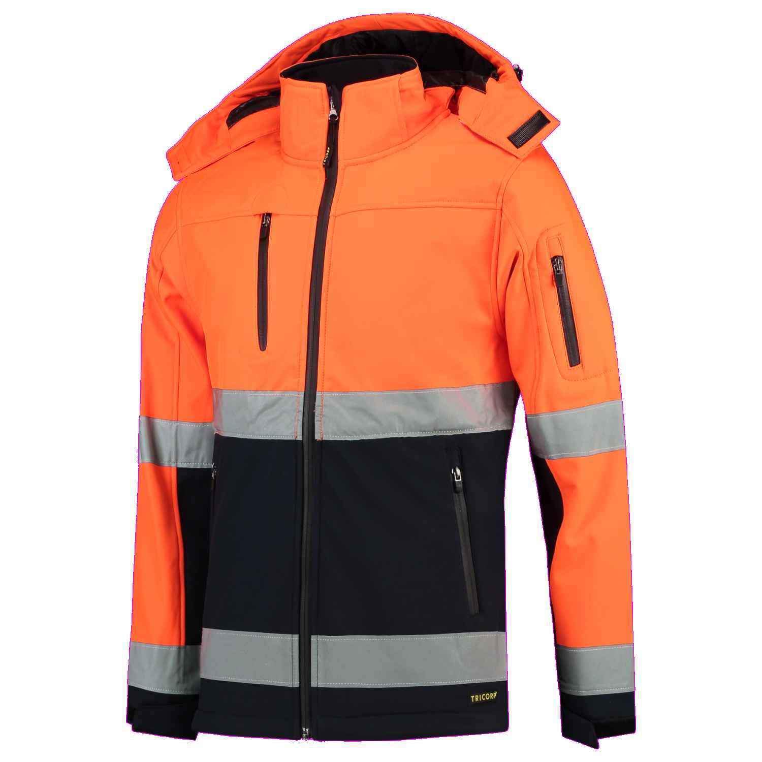 TRICORP Softshell ISO20471 Bicolor - Jassen en bodywarmers - Softshell werkjassen