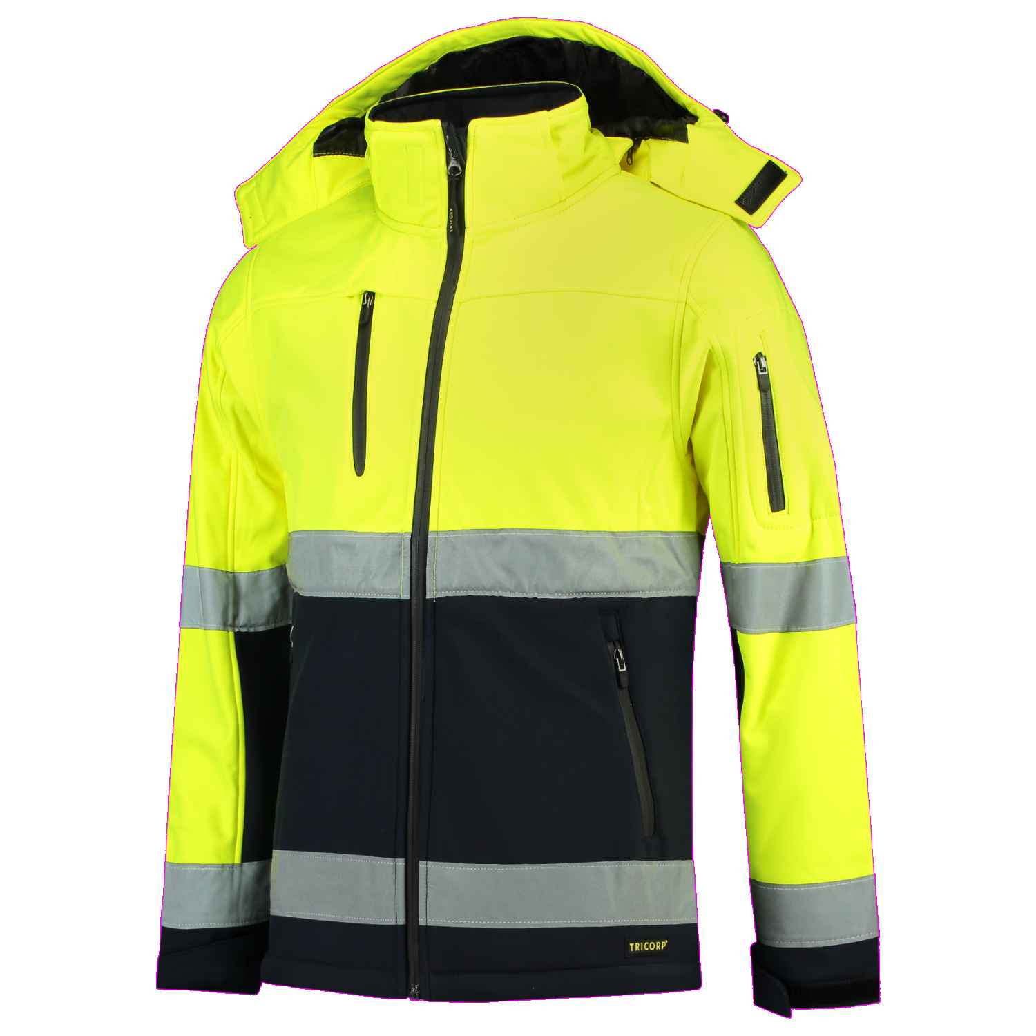 TRICORP Softshell ISO20471 Bicolor - Jassen en bodywarmers - Softshell werkjassen