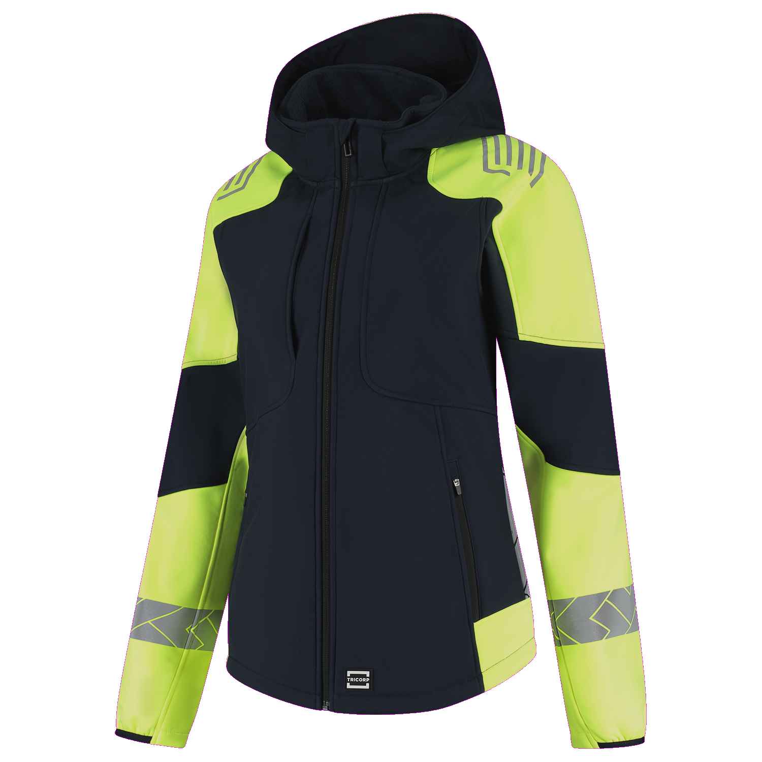 TRICORP Softshell Capuchon Reflective Redefined Dames - Jassen en bodywarmers - Softshell werkjassen