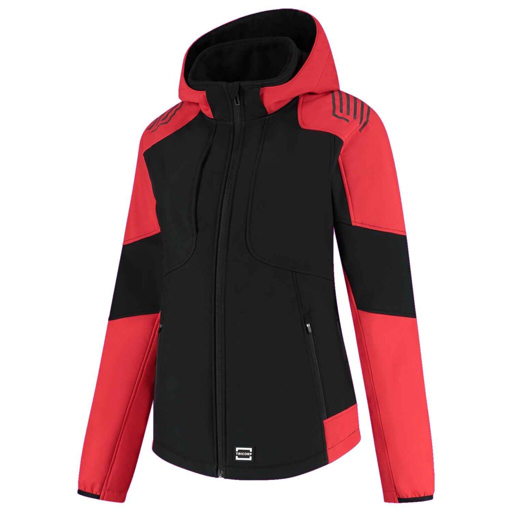 TRICORP Softshell Capuchon Bicolor Redefined Dames - Jassen en bodywarmers - Softshell werkjassen