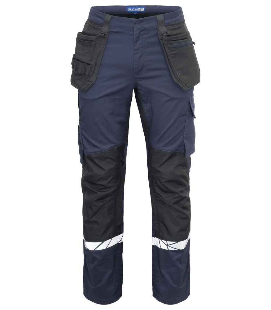 Projob 7509 STRETCHBROEK MET KNIEZAKKEN EN SPIJKERZAKKEN - Broeken en shorts - Werkbroeken met spijkerzakken