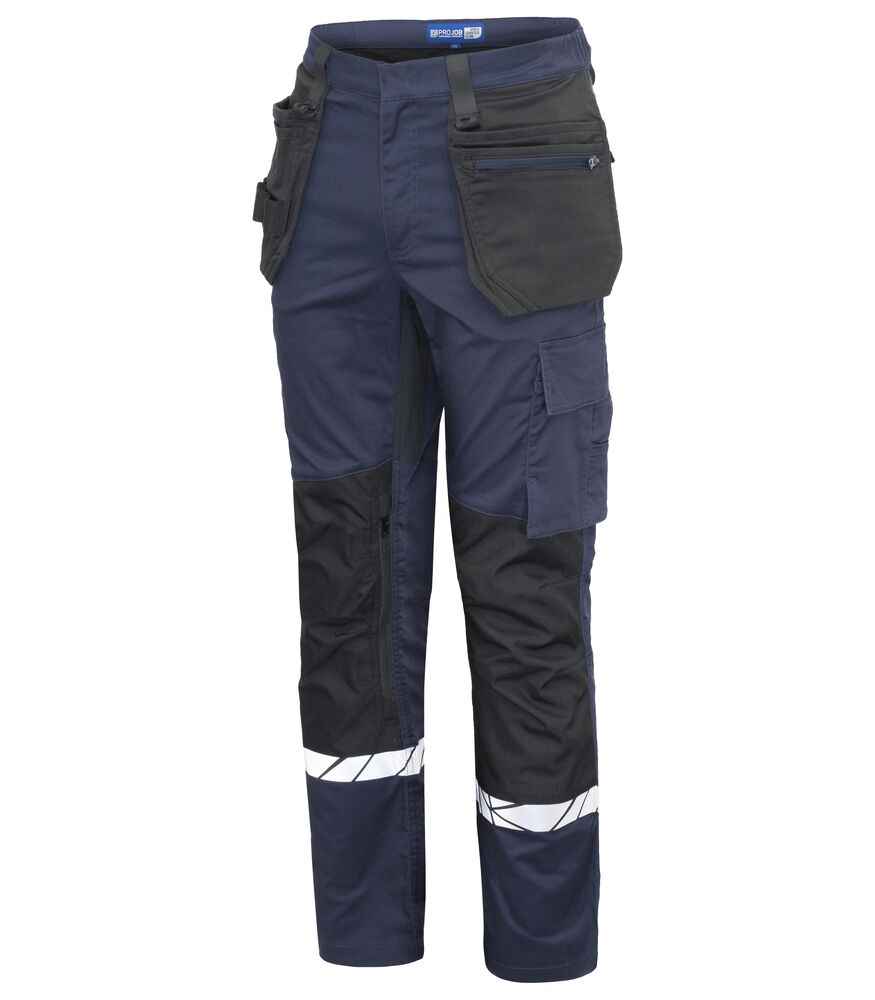 Projob 7509 STRETCHBROEK MET KNIEZAKKEN EN SPIJKERZAKKEN - Broeken en shorts - Werkbroeken met spijkerzakken