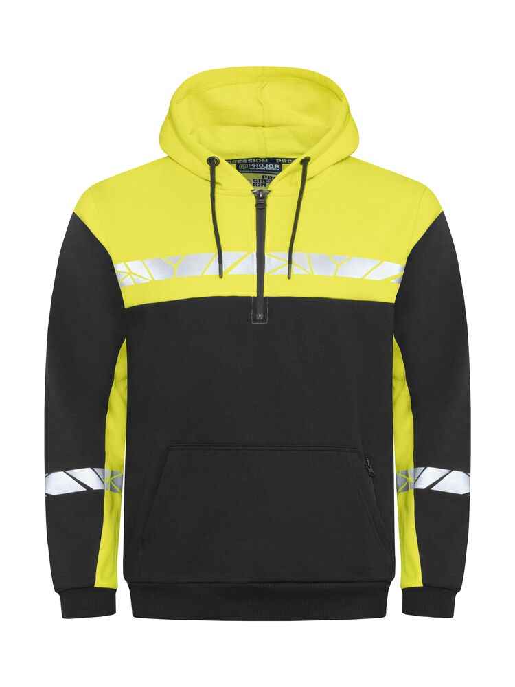 Projob 7104 HOODIE MET HALVE RITSSLUITING - Truien en sweaters - Sweaters