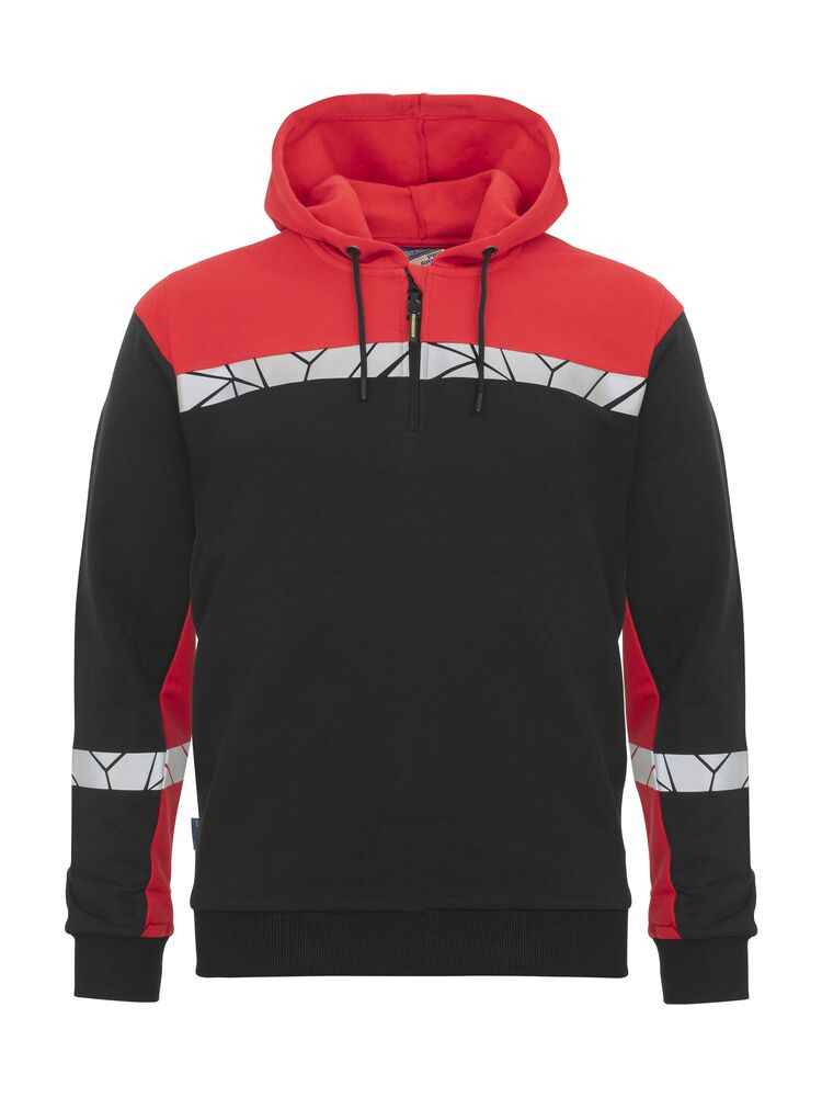 Projob 7104 HOODIE MET HALVE RITSSLUITING - Truien en sweaters - Sweaters