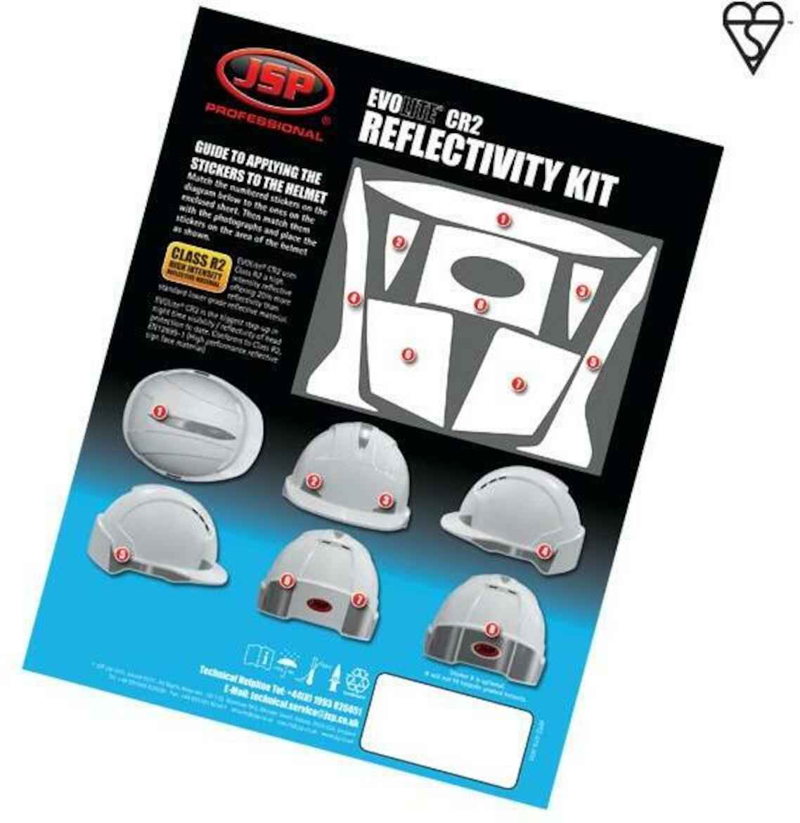 Reflective CR2 Decal Kit for EVOLite® - Pack of 10 - Pbm's - Accessoires