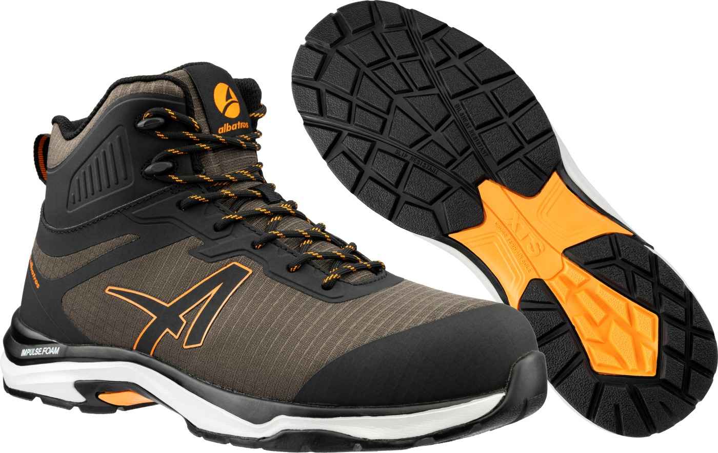 Albatros Trailmaster Olive Mid S3S - Schoenen en laarzen - Hoge werkschoenen