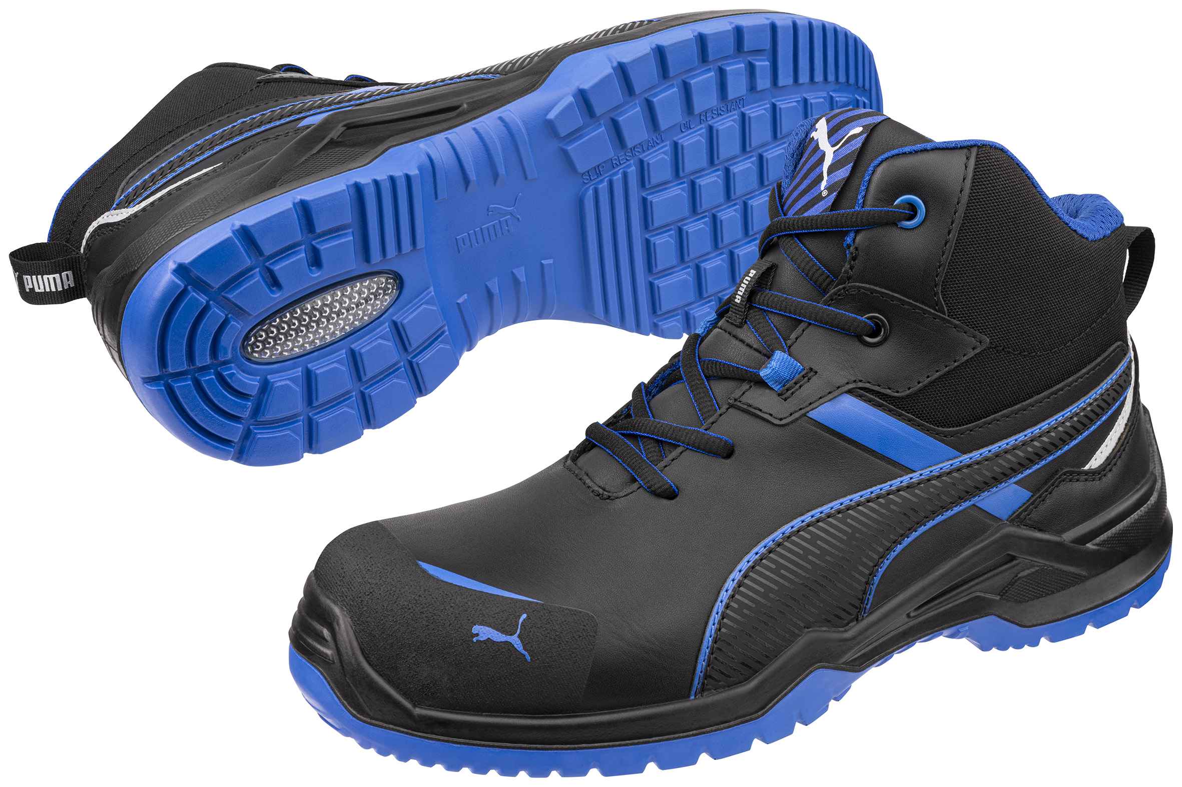 Puma Krypton Blue Mid S3S - Schoenen en laarzen - Hoge werkschoenen