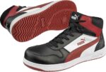 Puma Frontcourt Blk/Wht/Red Mid S3L