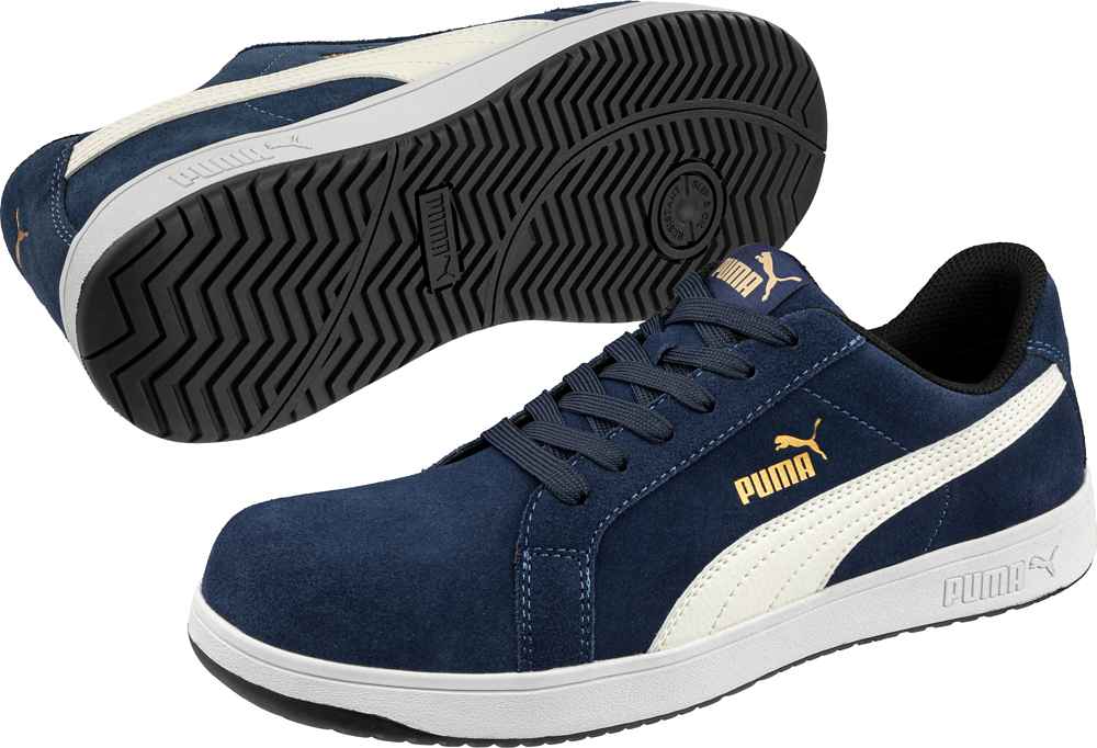 Puma Iconic Suede Navy Low S1PL - Schoenen en laarzen - Lage werkschoenen