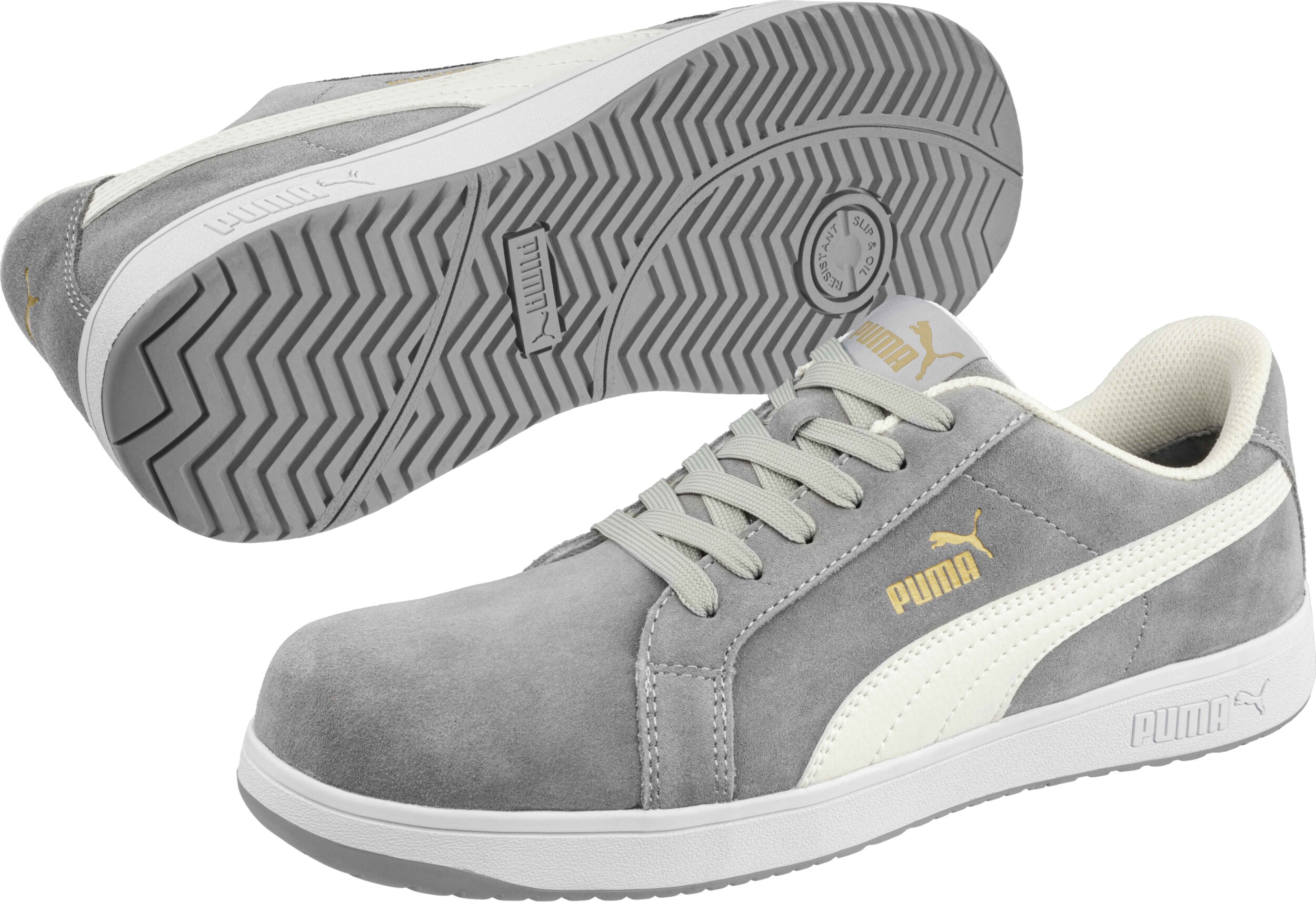 Puma Iconic Suede Grey Low S1PL - Schoenen en laarzen - Lage werkschoenen