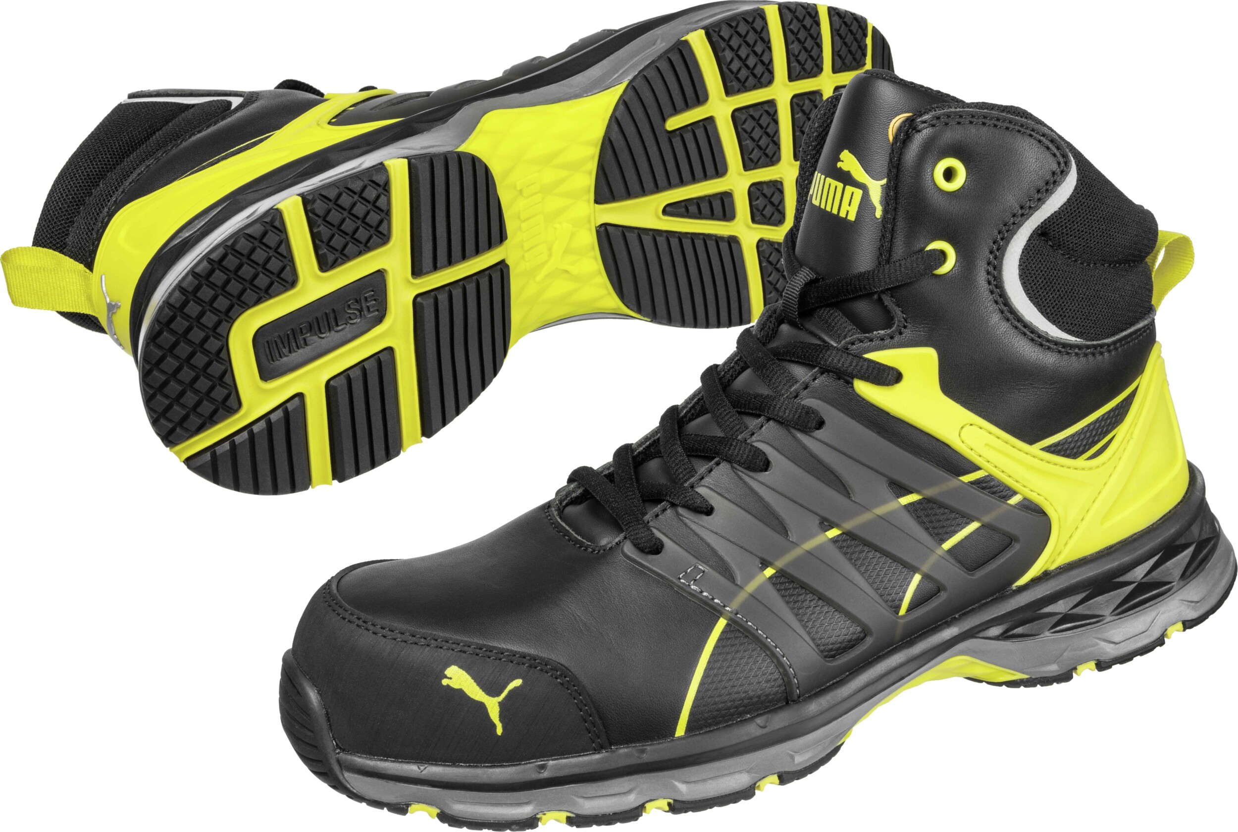 Puma Velocity 2.0 Yellow Mid S3S - Schoenen en laarzen - Hoge werkschoenen