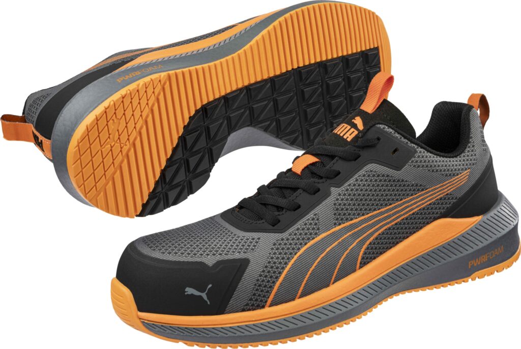 Puma Slide Grey/Orange Low S1PS - Schoenen en laarzen - Lage werkschoenen