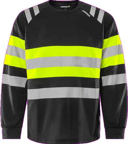 FRISTADS High vis T-shirt lange mouwen klasse 1 7881 GPST - T-shirts en polo's - T-shirts met lange mouwen