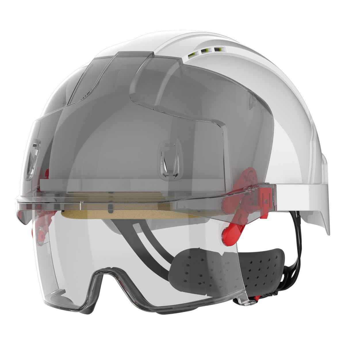 EVO® VISTAlens® Safety Helmet with Integrated Eyewear - Vented - Afbeelding 3