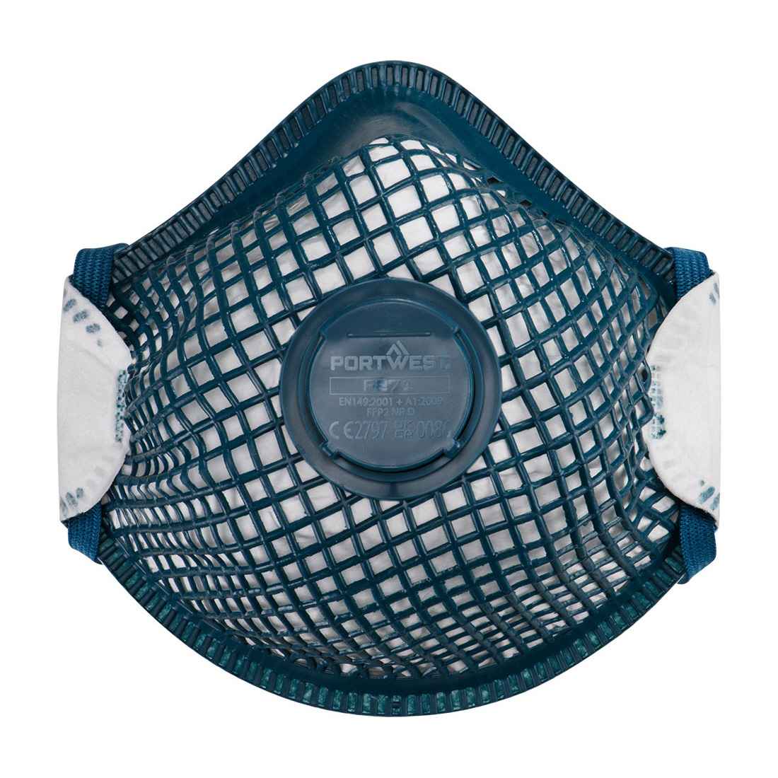 Portwest ERGONET FFP2 Stofmasker met Ventiel Dolomiet (10 stuks) - Pbm's - Ademhaling