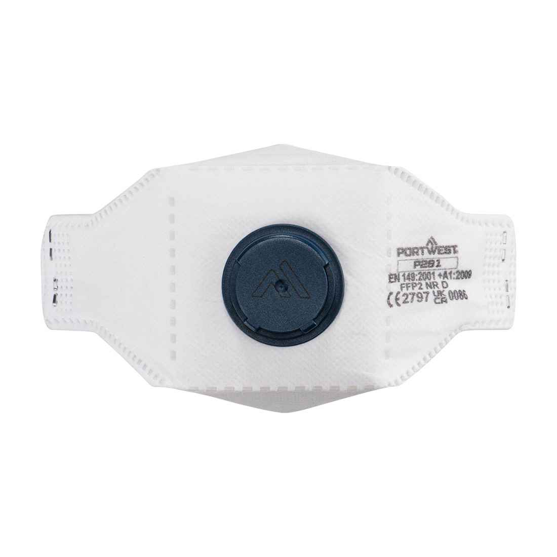 Portwest EAGLE FFP2 Vouwbaar Stofmasker met Ventiel Dolomiet (10 stuks) - Pbm's - Ademhaling