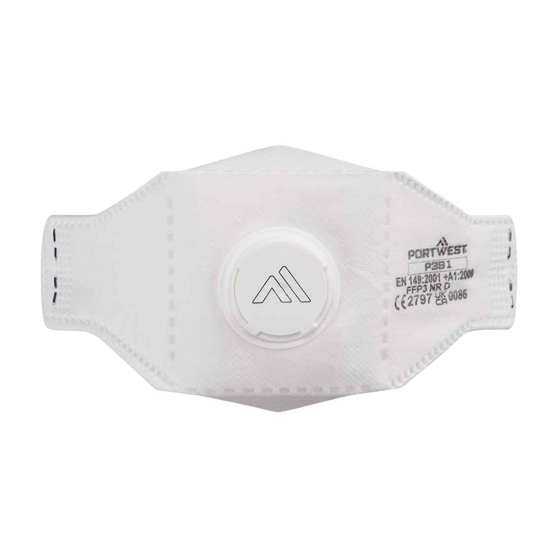 Portwest EAGLE FFP3 Vouwbaar Stofmasker met Ventiel Dolomiet (10 stuks)