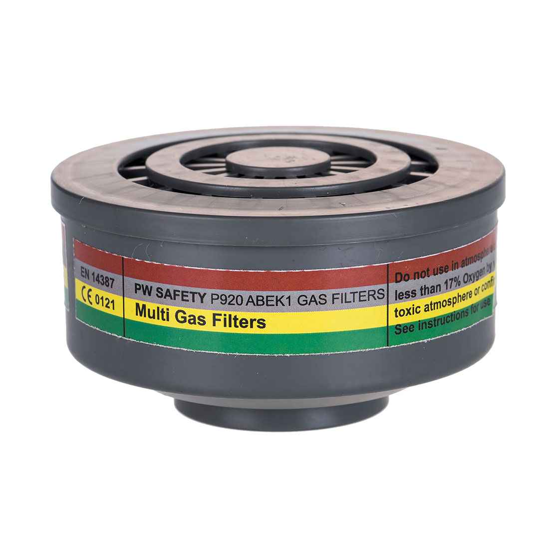 Portwest ABEK1 Gasfilter Speciale Draadaansluiting (4 stuks)