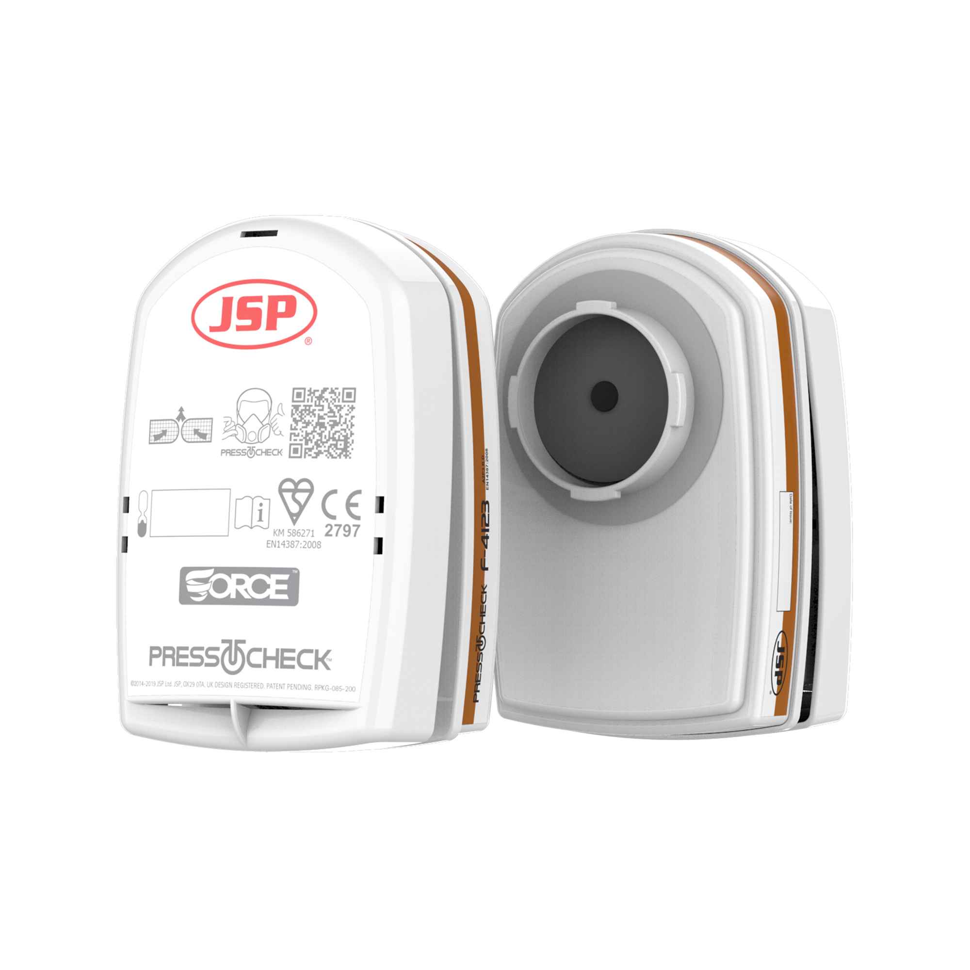 JSP PressToCheck™ A2 P3 Filters - Set of 2 - Afbeelding 2