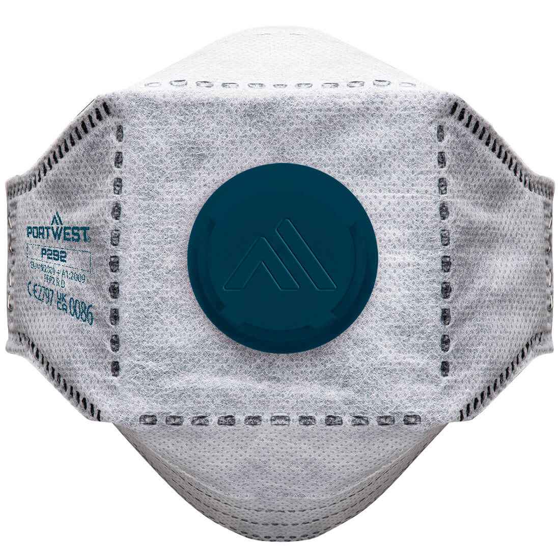 Portwest EAGLE FFP2 Vouwbaar Stofmasker met Ventiel Koolstof (10 stuks)