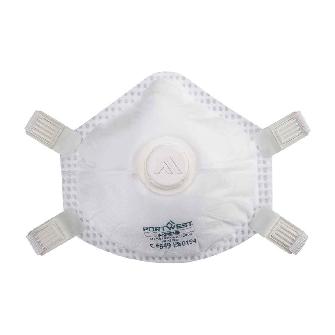 Portwest FFP3 Ultimate Herbruikbaar Stofmasker met Ventiel (5 stuks)