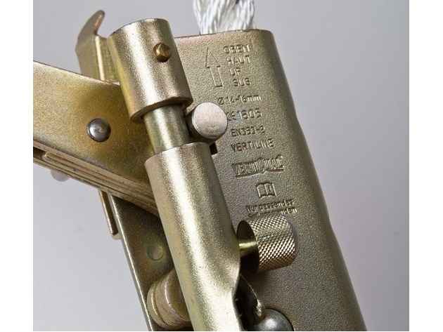 EDGE Vertiline Touwklem Steel - Pbm's - Haken