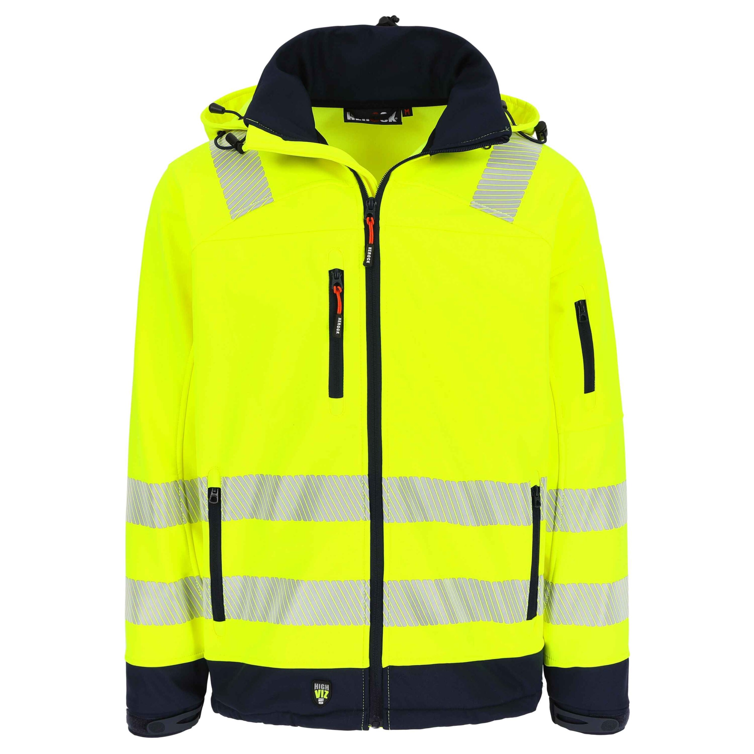 HEROCK Gregor High Viz Softshell Jacket - Jassen en bodywarmers - Softshell werkjassen