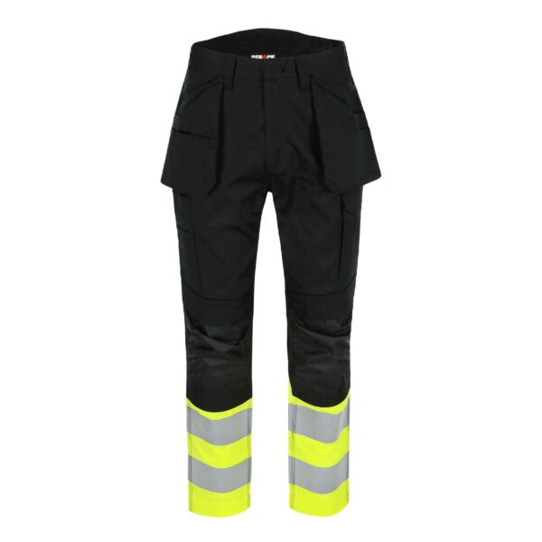 HEROCK Saxo Hv High Viz Trousers - Broeken en shorts - Werkbroeken met spijkerzakken