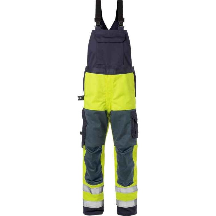 FRISTADS Flame high vis Amerikaanse overall klasse 2 1585 FLAM
