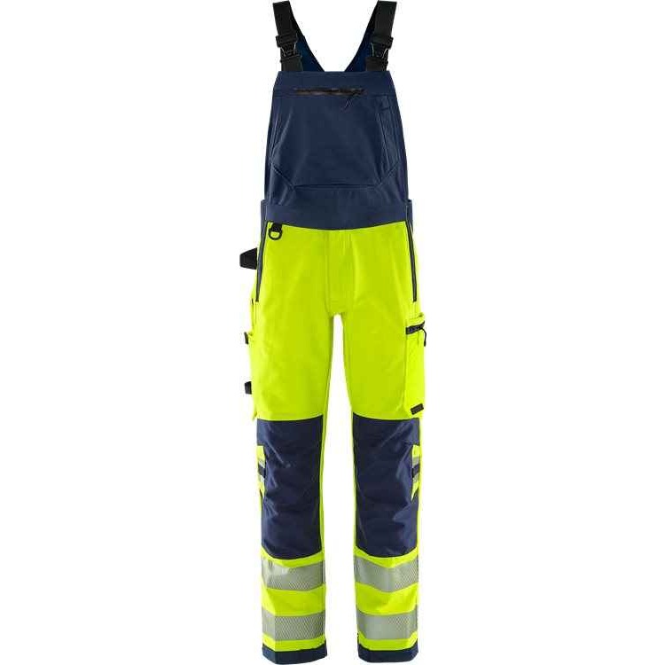 FRISTADS High vis Green Amerikaanse overall stretch klasse 2 1031 GSTP