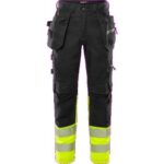 FRISTADS High vis craftsman stretchbroek klasse 1 2906 GWM