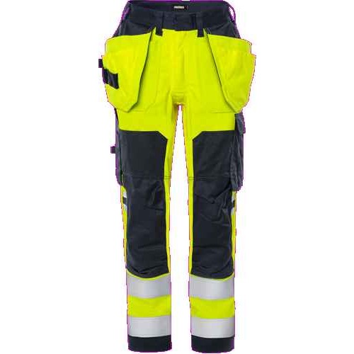 FRISTADS Flamestat hogezichtbaarheids dameswerkbroek stretch klasse 2 2164 ATHF