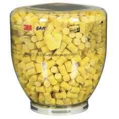 3M™ E-A-R™ Classic™ Oordoppen, navulfles, 500 paar/fles - Pbm's - Gehoorbescherming