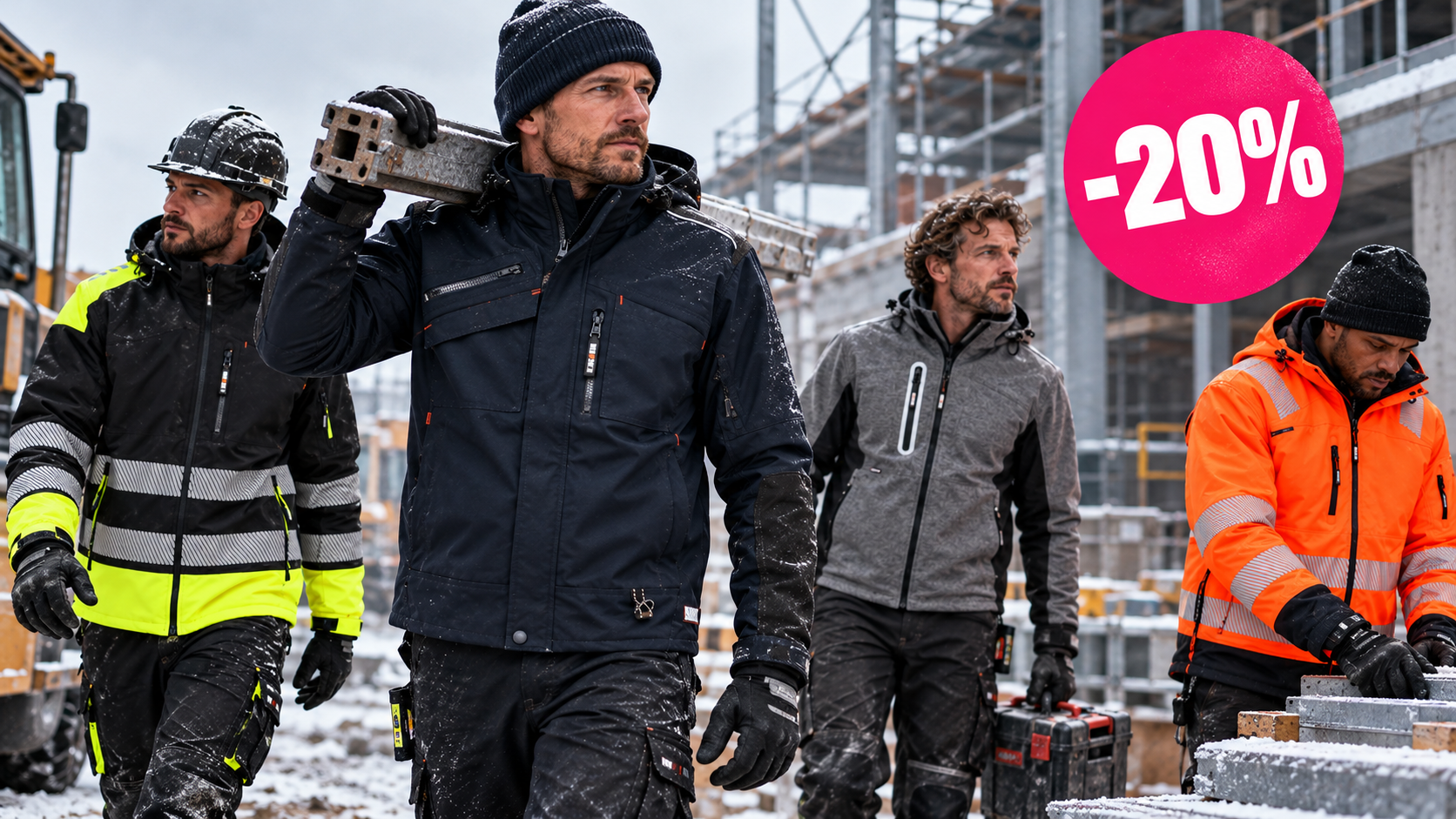 -20% korting op Herock werkjassen