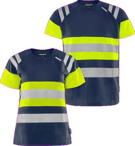 FRISTADS High vis Green functioneel T-shirt klasse 1 7880 GPST, heren en dames - T-shirts en polo's - T-shirts met ronde hals