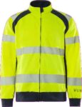 FRISTADS Flamestat high vis sweatsjack klasse 3 7953 GFSW