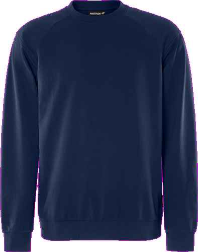 FRISTADS Green sweatshirt van biologisch katoen 7611 GKS - Truien en sweaters - Sweaters met ronde hals