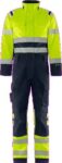 FRISTADS Flamestat Green high vis stretch overall klasse 3 8950 GFS