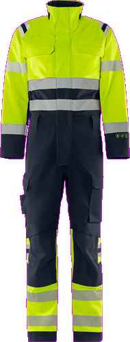 FRISTADS Flamestat Green high vis stretch overall klasse 3 8950 GFS - Broeken en shorts - Overall